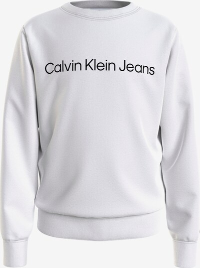 Calvin Klein Jeans Sweatshirt in schwarz / weiß, Produktansicht