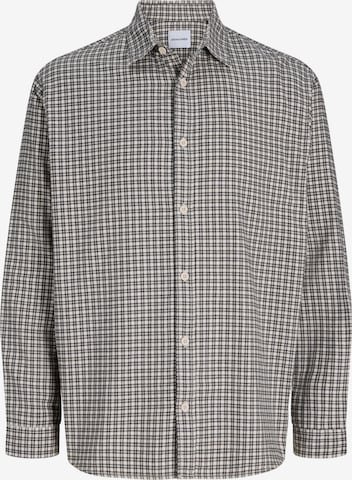 Jack & Jones Plus Comfort Fit Hemd in Blau: Vorderseite