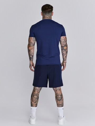 SikSilk T-Shirt in Blau