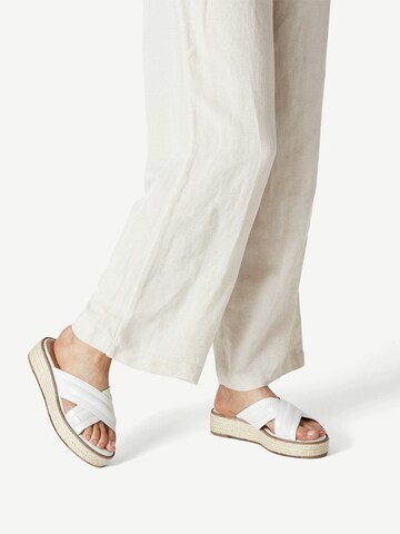 TAMARIS Mules in White