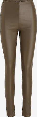 VILA Skinny Leggings 'Commit' in Green: front