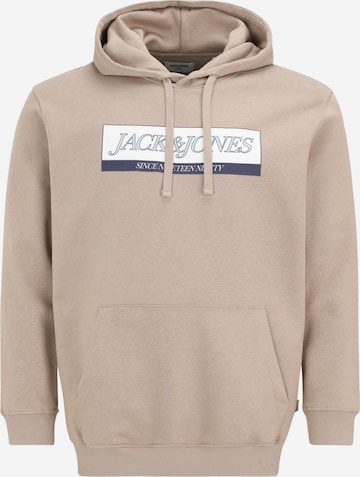 JACK & JONES Свитшот 'JORInwood' в Серый: спереди