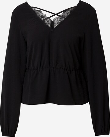 Tunique 'Ivana Blouse' ABOUT YOU en noir : devant