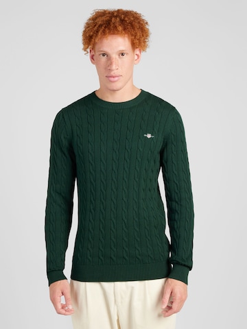 Pull-over GANT en vert : devant