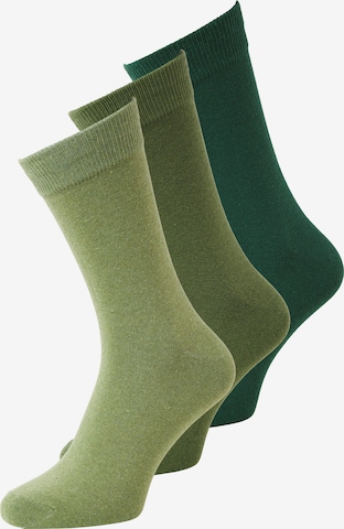 Calzino 'JACORDINARY' di JACK & JONES in verde: frontale