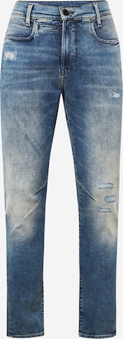 Slimfit Jeans 'D-Staq' de la G-Star RAW pe albastru: față