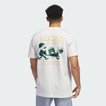 T-Shirt fonctionnel 'Groundskeeper' ADIDAS PERFORMANCE en blanc