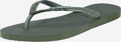Flip-flops HAVAIANAS pe oliv, Vizualizare produs