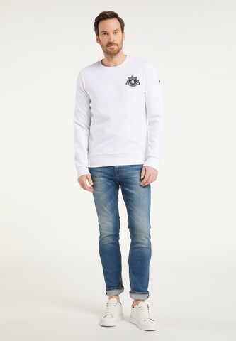 DreiMaster Maritim Sweatshirt in Weiß