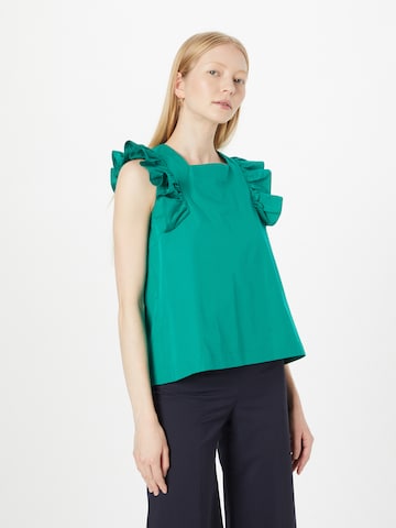 Tricou 'Franca' de la 2NDDAY pe verde: față