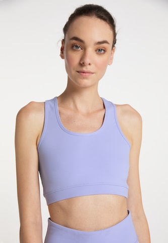 myMo ATHLSR Sports Top in Purple: front