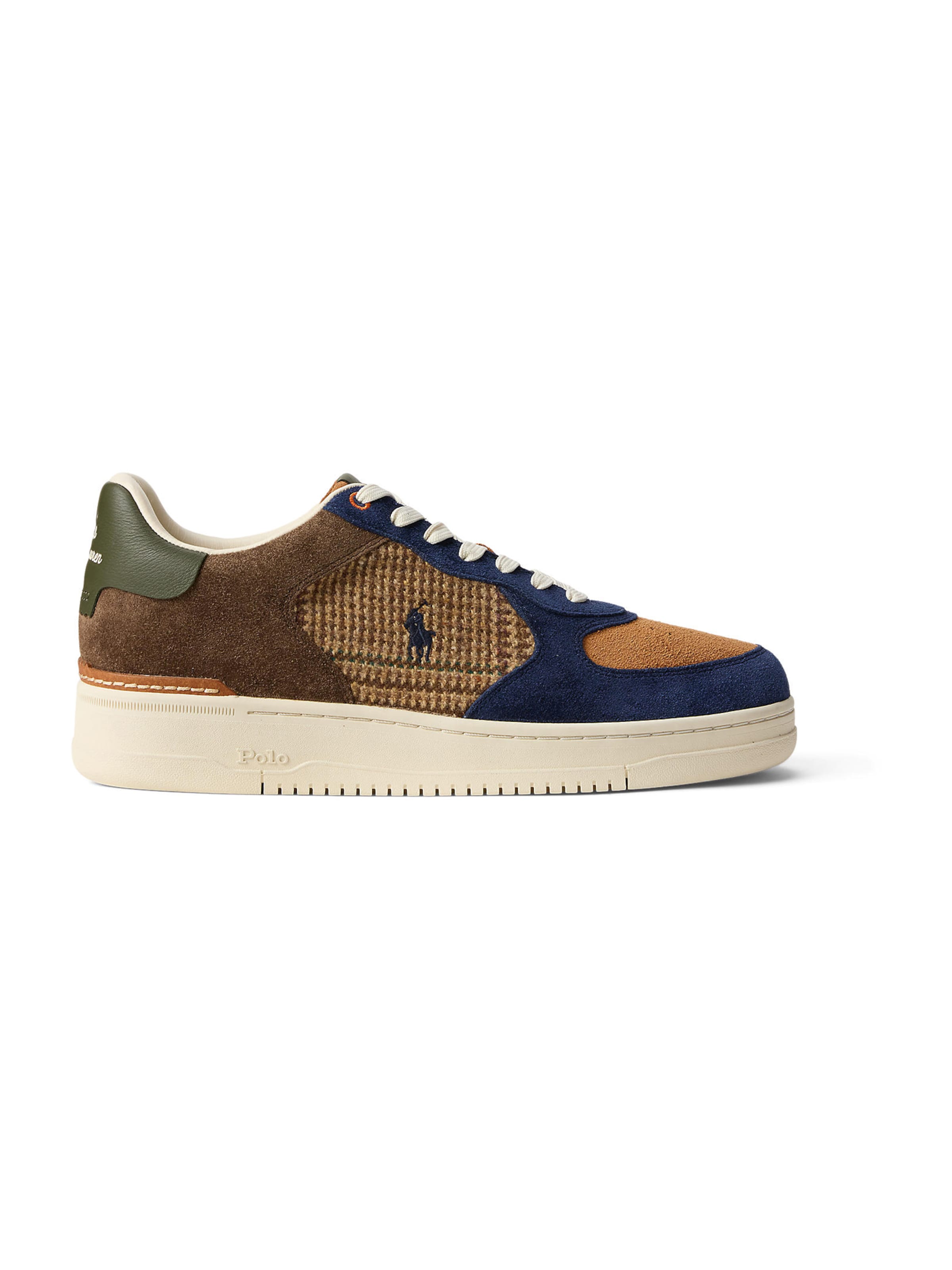 Polo Ralph Lauren Sneakers laag 'MASTERS CRT' in Bruin: voorkant