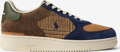 Sportbačiai be auliuko 'MASTERS CRT' iš Polo Ralph Lauren, spalva – tamsiai mėlyna jūros spalva / ruda / tamsiai ruda / žalia, Prekių apžvalga