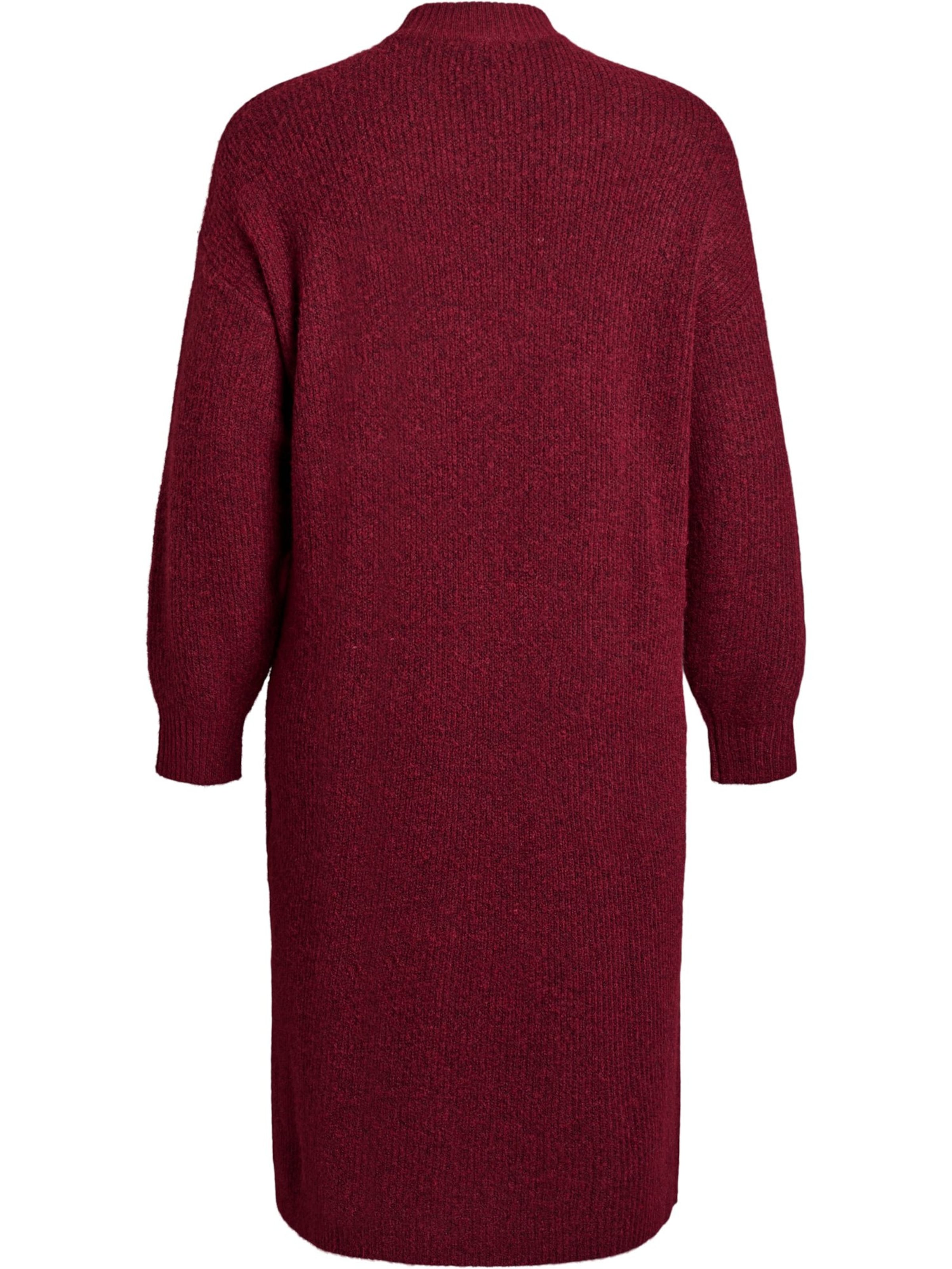 Zizzi Strikkjole 'Cavilma' i rød