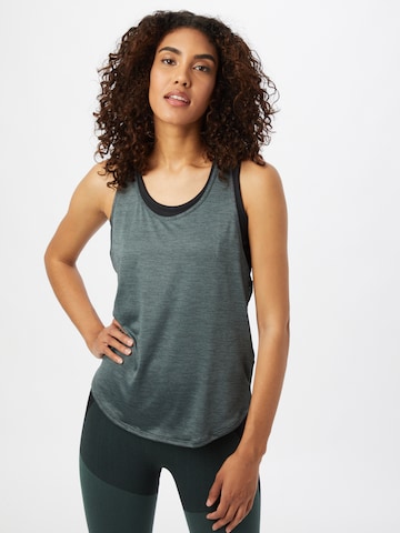 UNDER ARMOUR Sports Top in Grey: front