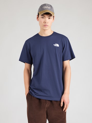 THE NORTH FACE Тениска 'EVOLUTION BOX NSE' в синьо: отпред