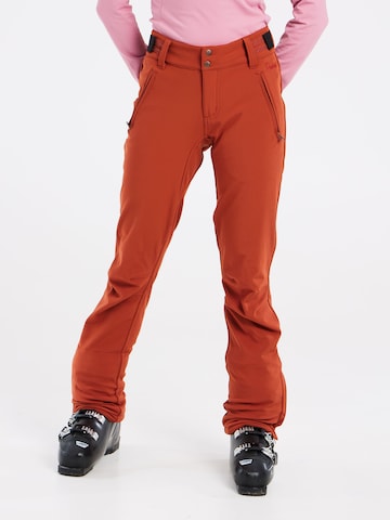PROTEST Slim fit Workout Pants 'LOLE' in Red: front