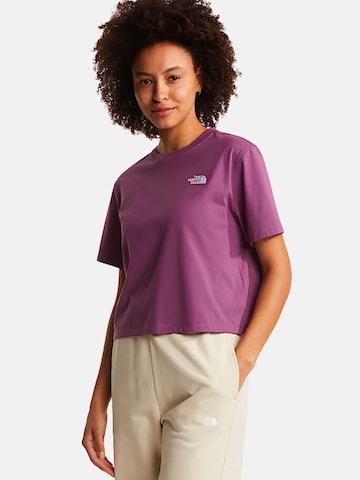 Maglietta 'EVO SD CP RLX SS' di THE NORTH FACE in rosso