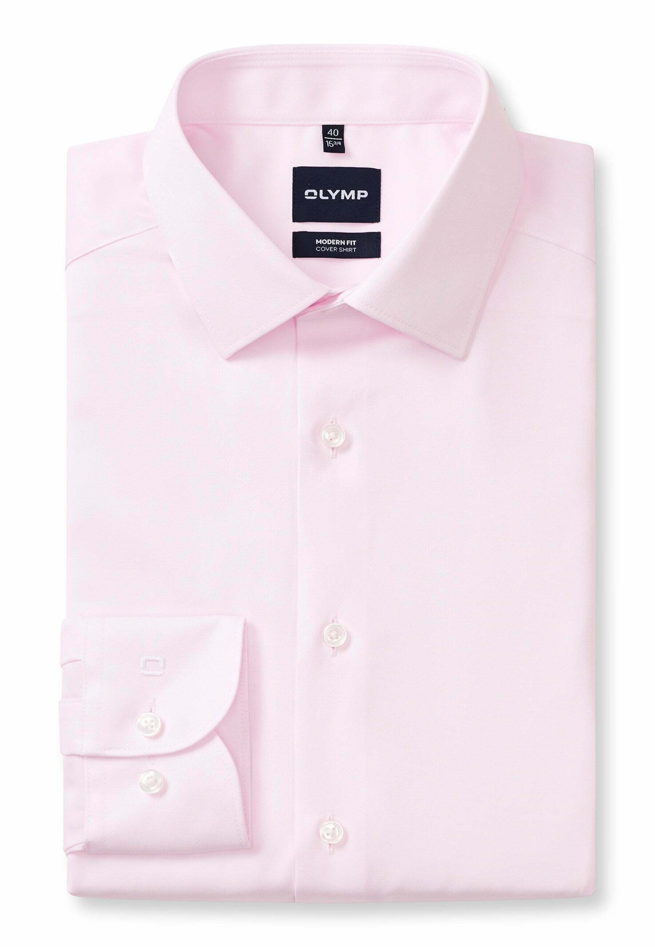 Comfort fit Camicia 'Luxor' di OLYMP in rosa