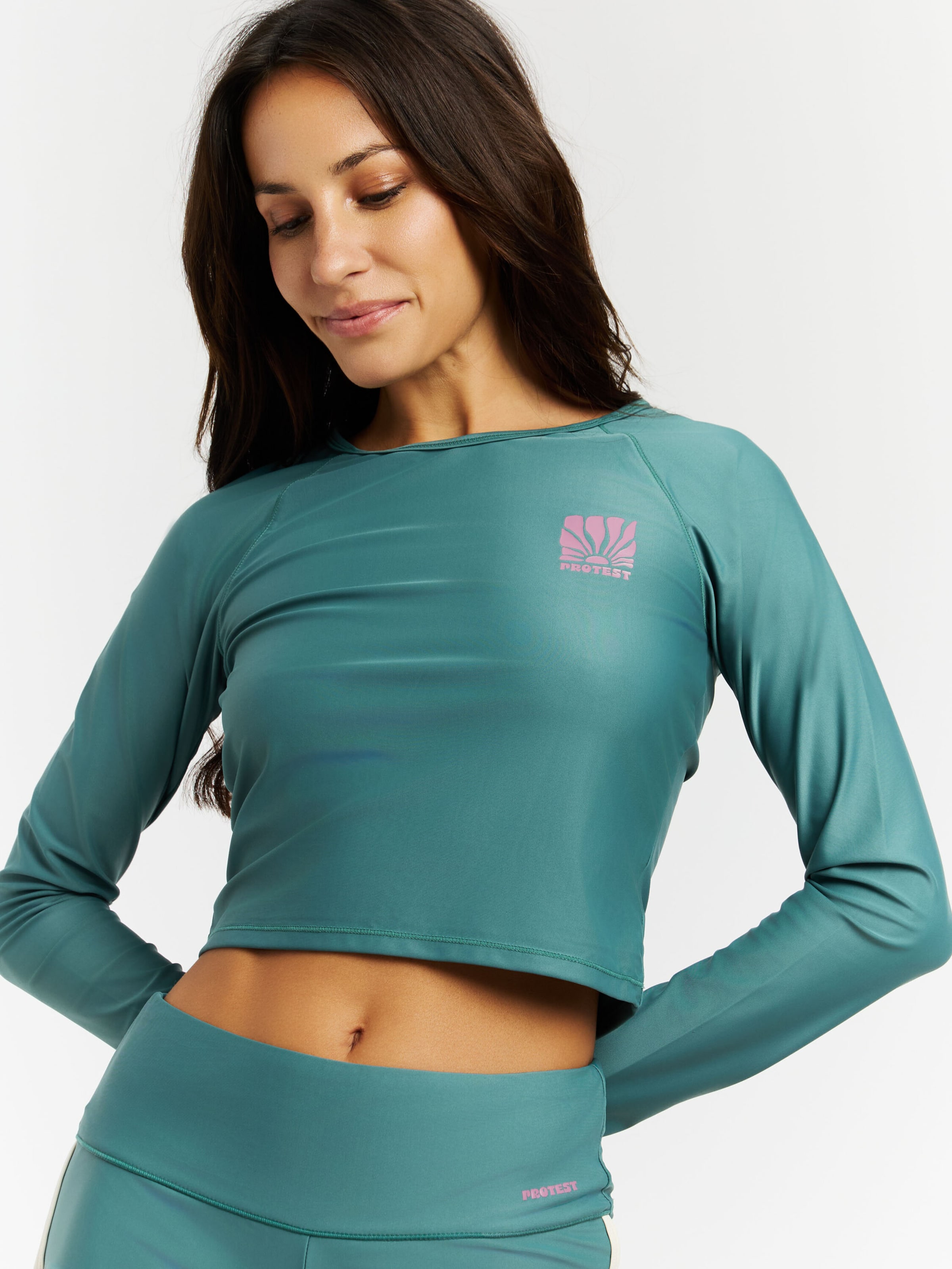 PROTEST Functioneel shirt 'PRTMarle' in Groen