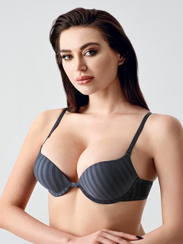 C&City Push-up Bra in Grey