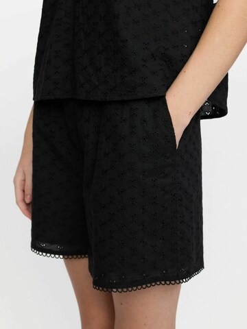 Soft Rebels Loosefit Housut 'Daniela' värissä musta