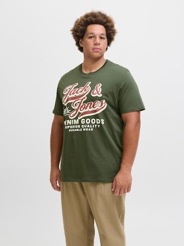 Jack & Jones Plus - Camiseta en azul