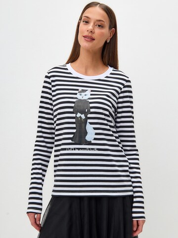 T-shirt 'Drama Queen' Cat e Lolette en noir