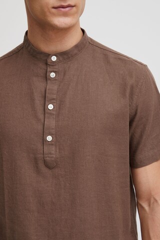 11 Project Regular fit Button Up Shirt 'Procho' in Brown