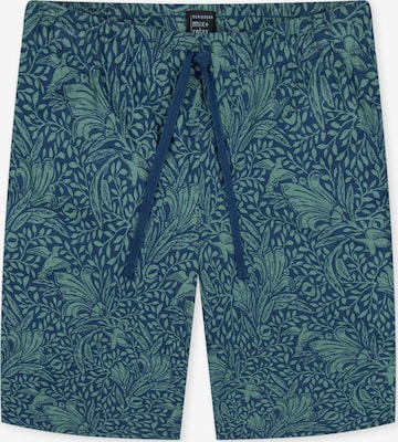 SCHIESSER Pyjamashorts ' Mix & Relax Bermuda ' in Blau: Vorderseite