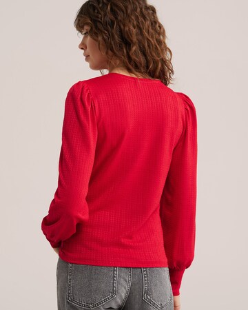 WE Fashion - Blusa en rojo