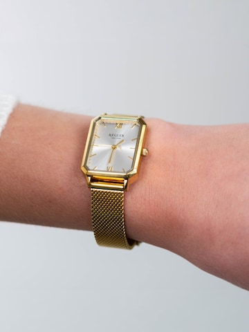Montre à affichage analogique 'Régler Élégance Mesh Gold - Silver' Régler en or