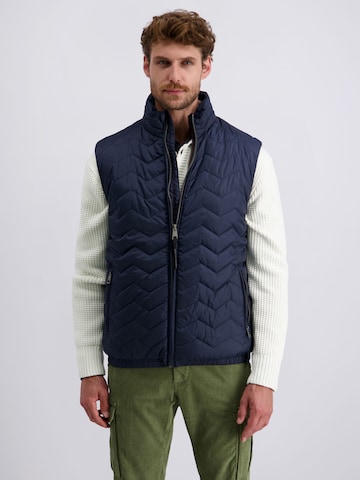 PIERRE CARDIN Vest in Blue: front