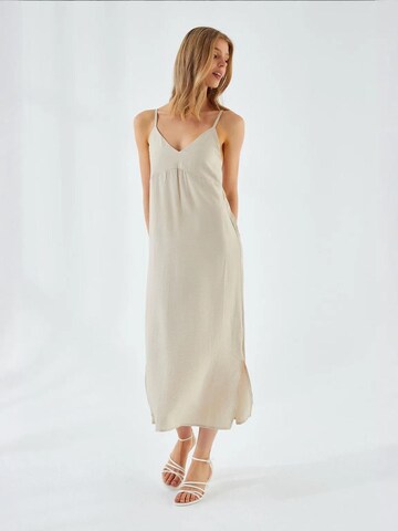MixRay - Vestido de verão em bege