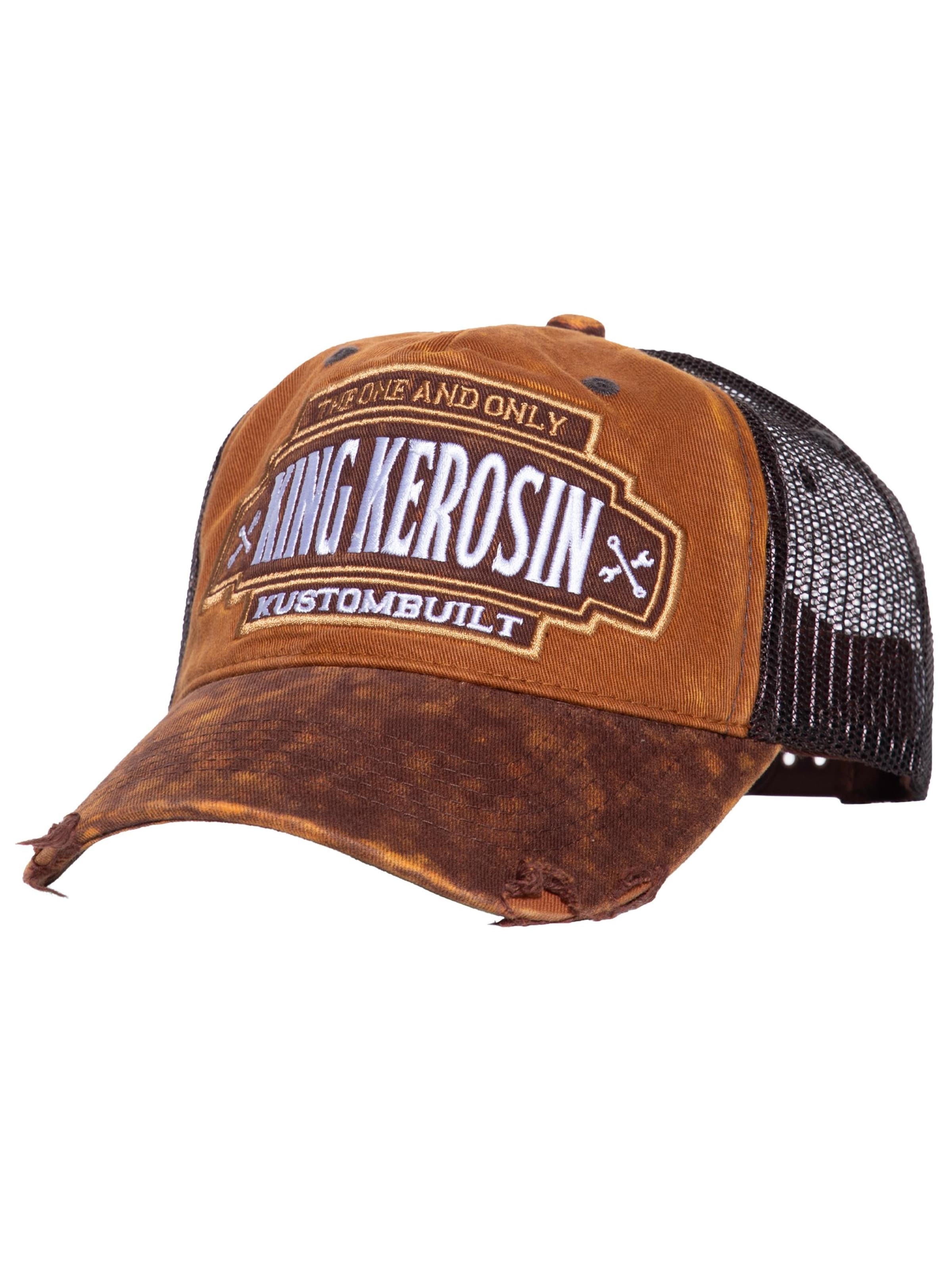 King Kerosin Cap in Brown: front