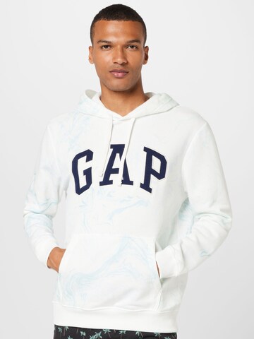 GAP Sweatshirt in White: front