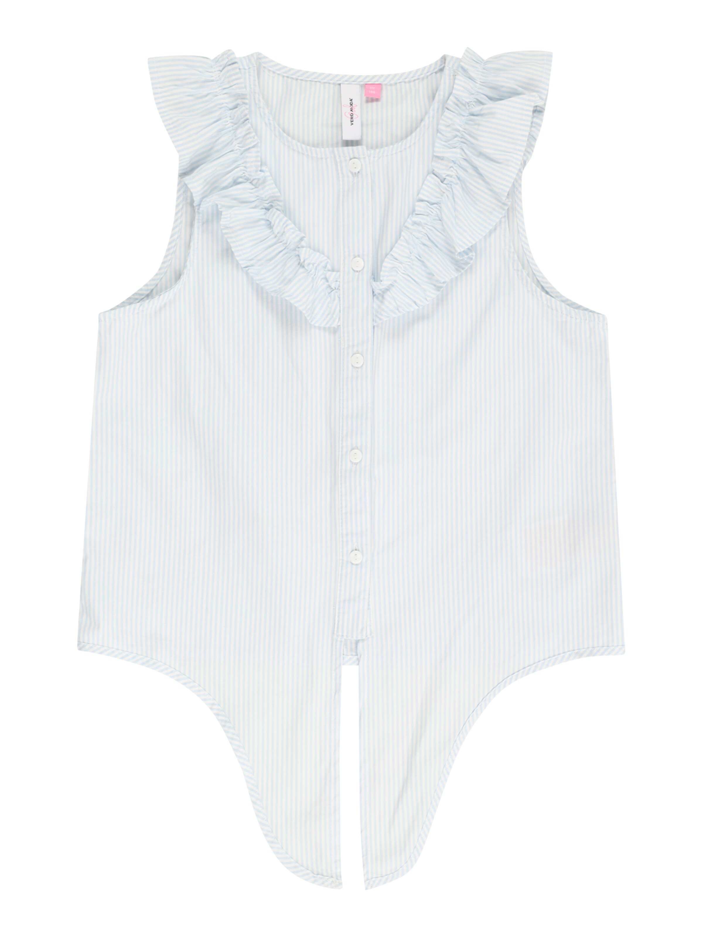 Camicia da donna 'VMCora' di Vero Moda Girl in blu: frontale