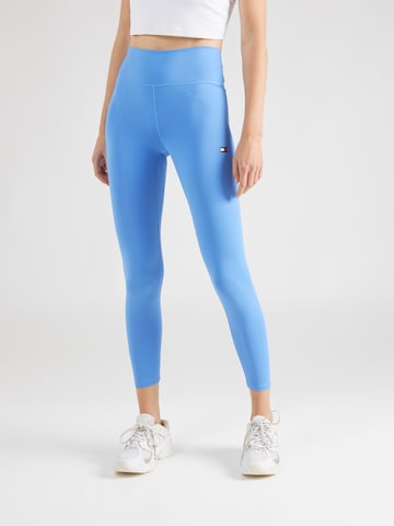 Skinny Pantalon de sport 'ESSENTIALS' TOMMY HILFIGER en bleu : devant