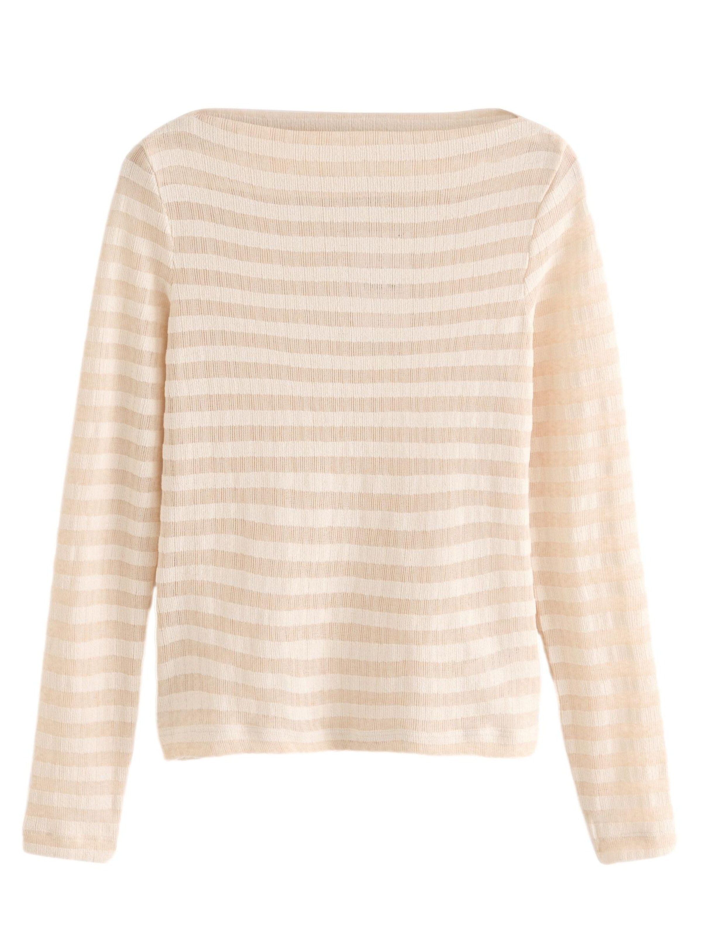 Next Shirt in Beige: front