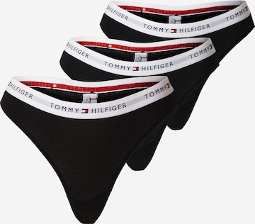 Tommy Hilfiger Underwear String in Black: front