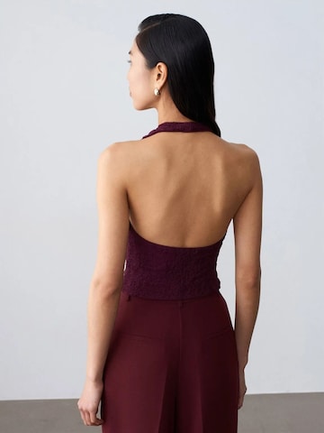 Dilvin - Blusa 'Blusen' em vermelho