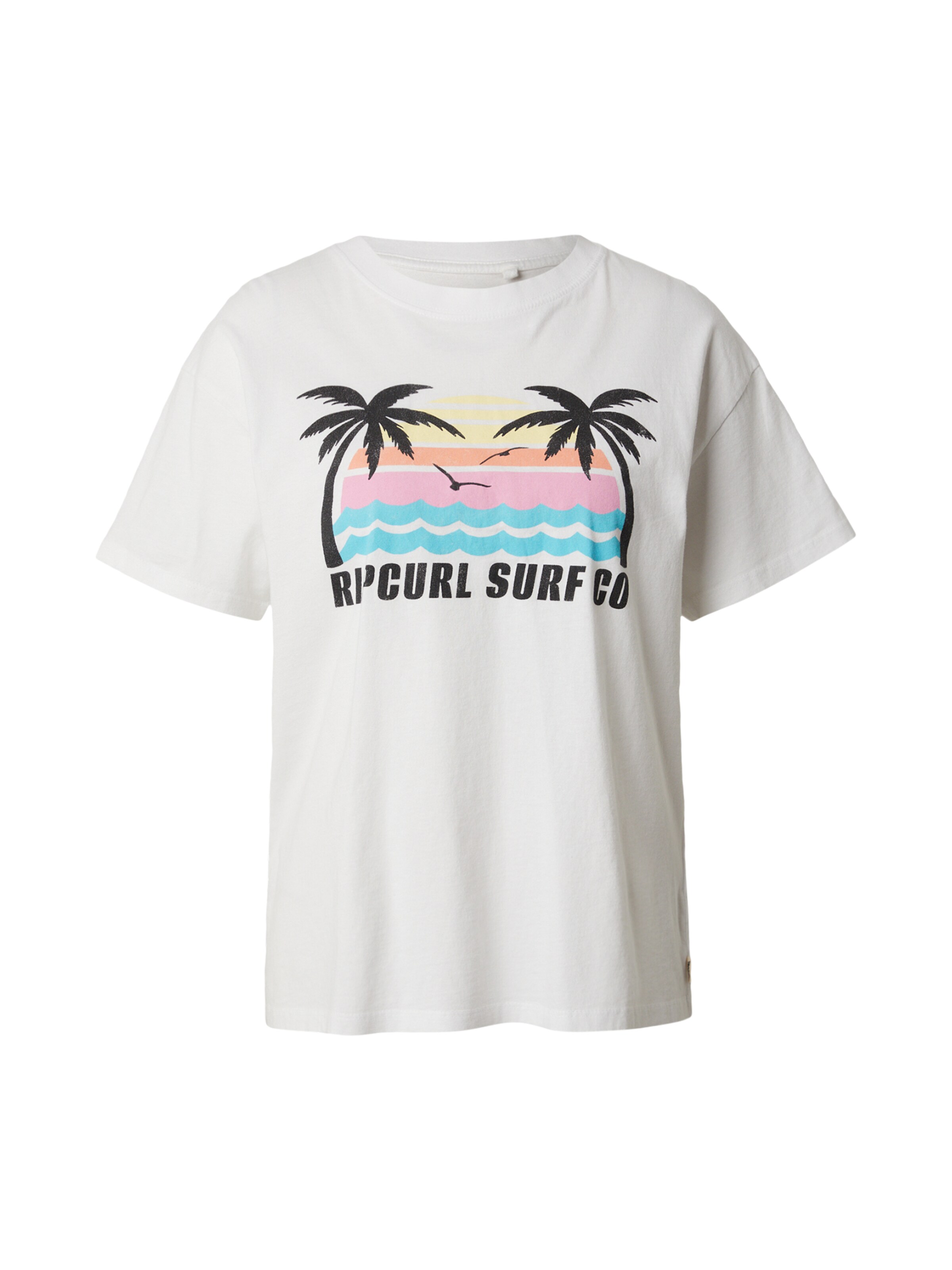 RIP CURL Shirt 'MALIBU' in White: front
