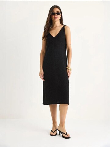 Bianco Lucci Strickkleid in Schwarz