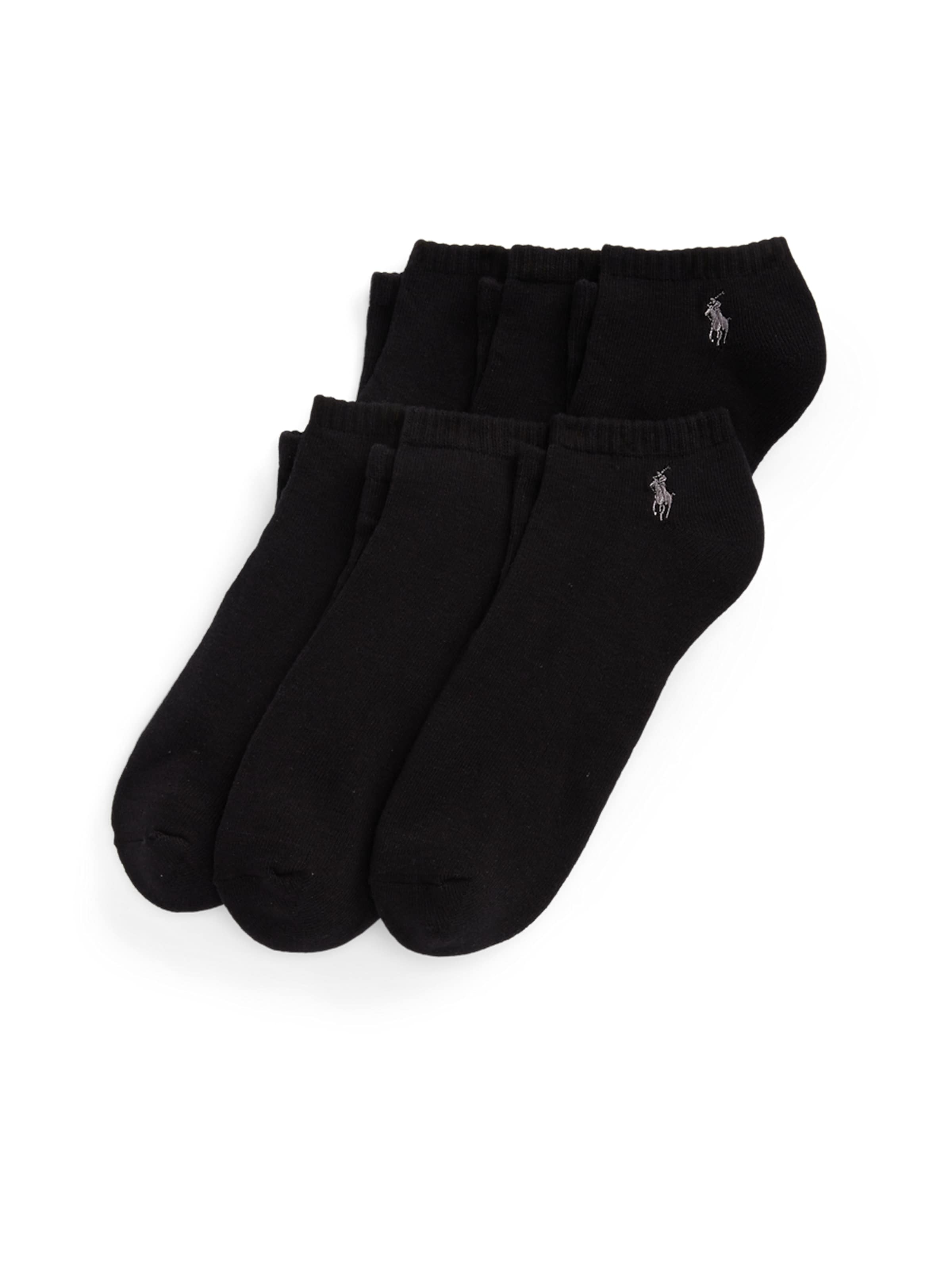 Chaussettes Polo Ralph Lauren en noir : devant