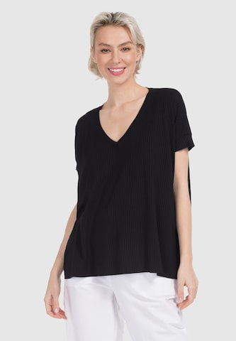 HELMIDGE Blouse in Black: front