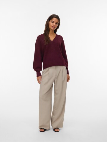 Pull-over 'VMBoom' VERO MODA en rouge
