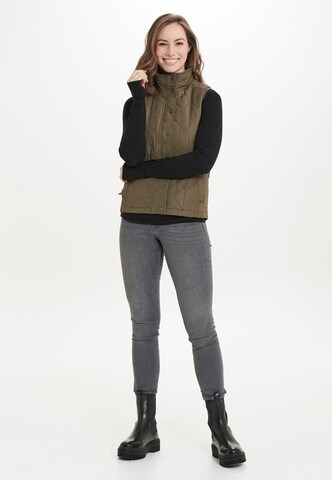 Weather Report Sports Vest 'Peggy' in Brown