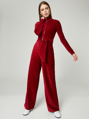 VIERVIER Overalls 'Clara' in Rot