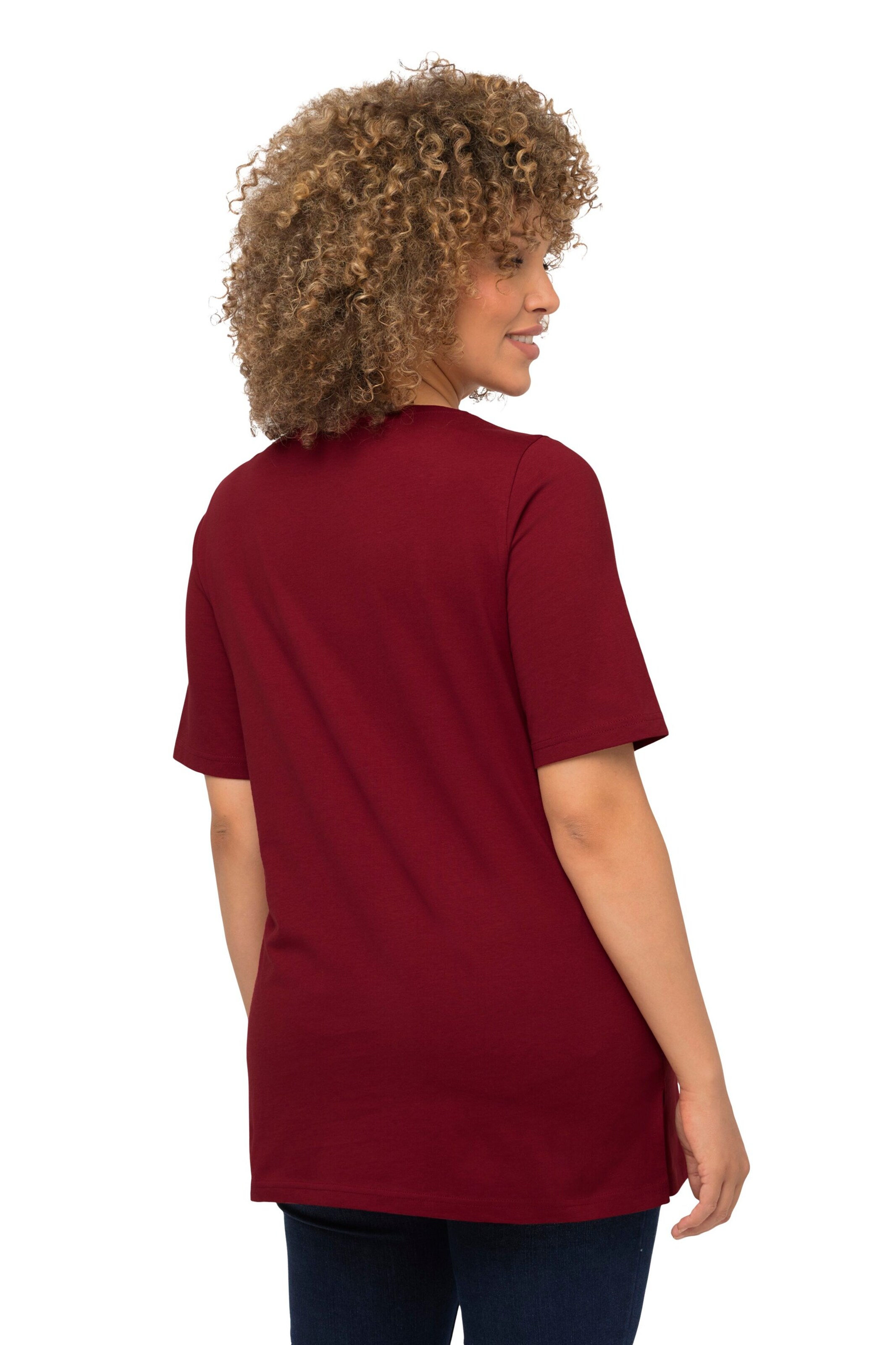 T-shirt Ulla Popken en rouge