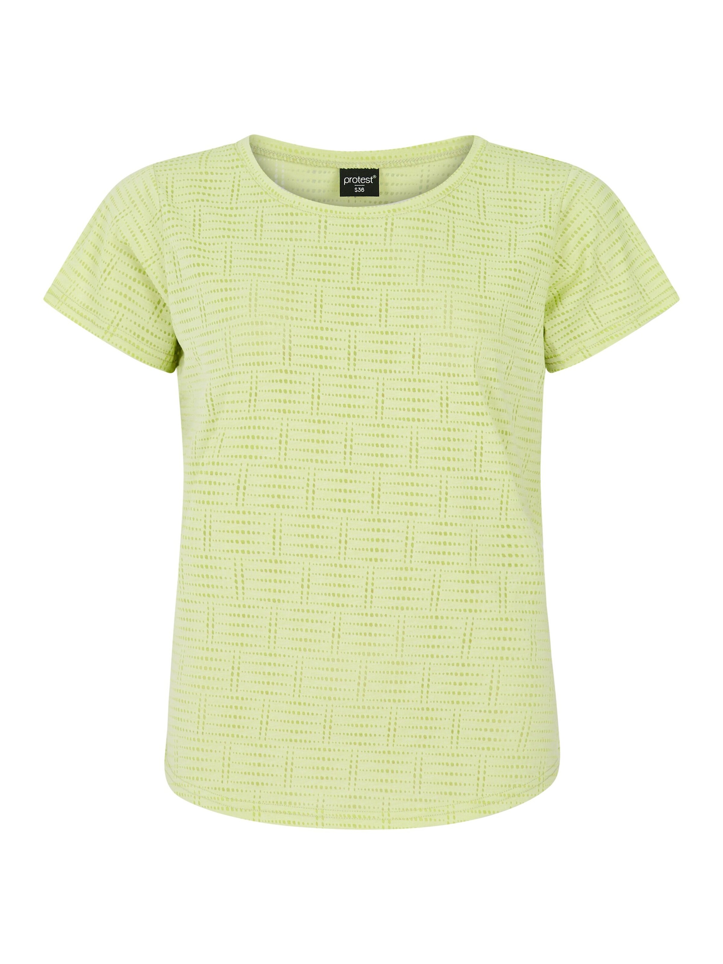 PROTEST Shirt 'PRTAubreys' in Groen: voorkant